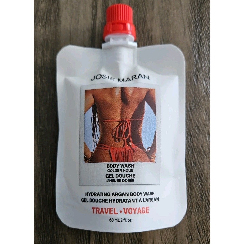 Josie Maran Argan Hydrating Body Wash Golden Hour 2 oz 60 ml Travel Size